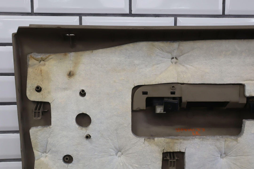 05 - 07 Ford F250 F350 Lariat Tan/Woodgrain Left Rear Interior Door Panel