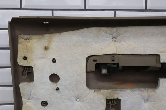 05 - 07 Ford F250 F350 Lariat Tan/Woodgrain Left Rear Interior Door Panel