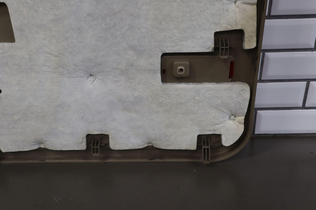 05 - 07 Ford F250 F350 Lariat Tan/Woodgrain Left Rear Interior Door Panel