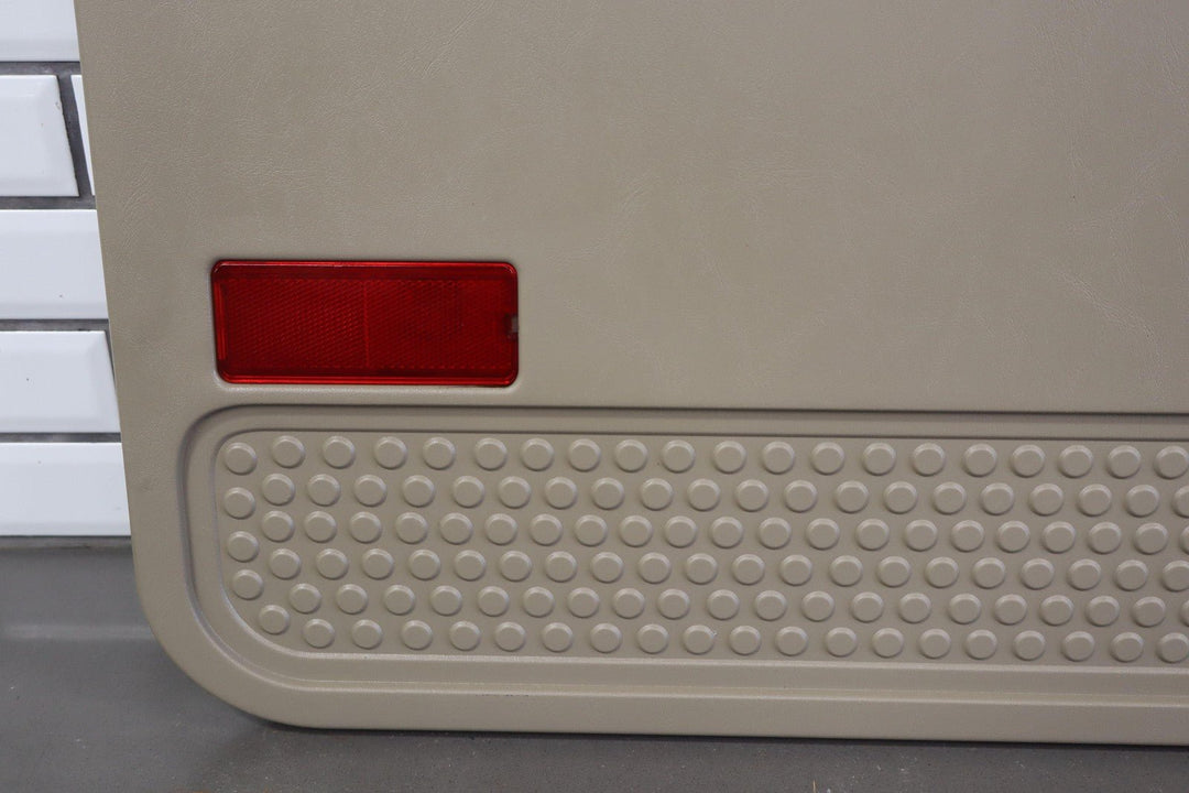 05 - 07 Ford F250 F350 Lariat Tan/Woodgrain Left Rear Interior Door Panel