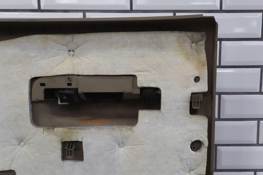 05 - 07 Ford F250 F350 Lariat Tan/Woodgrain Left Rear Interior Door Panel