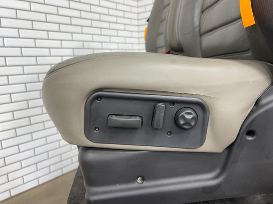 05 - 07 Hummer H2 Left & Right Leather Front Power/Heated Seats *Worn*