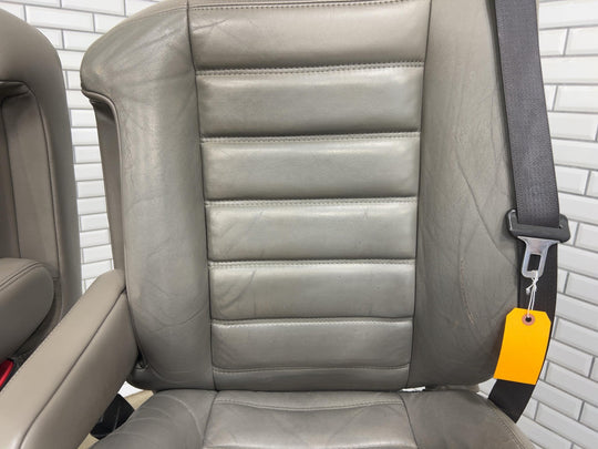 05 - 07 Hummer H2 Left & Right Leather Front Power/Heated Seats *Worn*