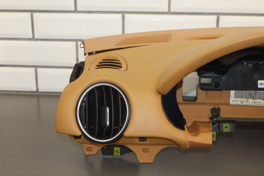 05 - 08 Porsche 987 Boxster Upper Interior Dash Panel W/ Speedometer Hood (Tan)
