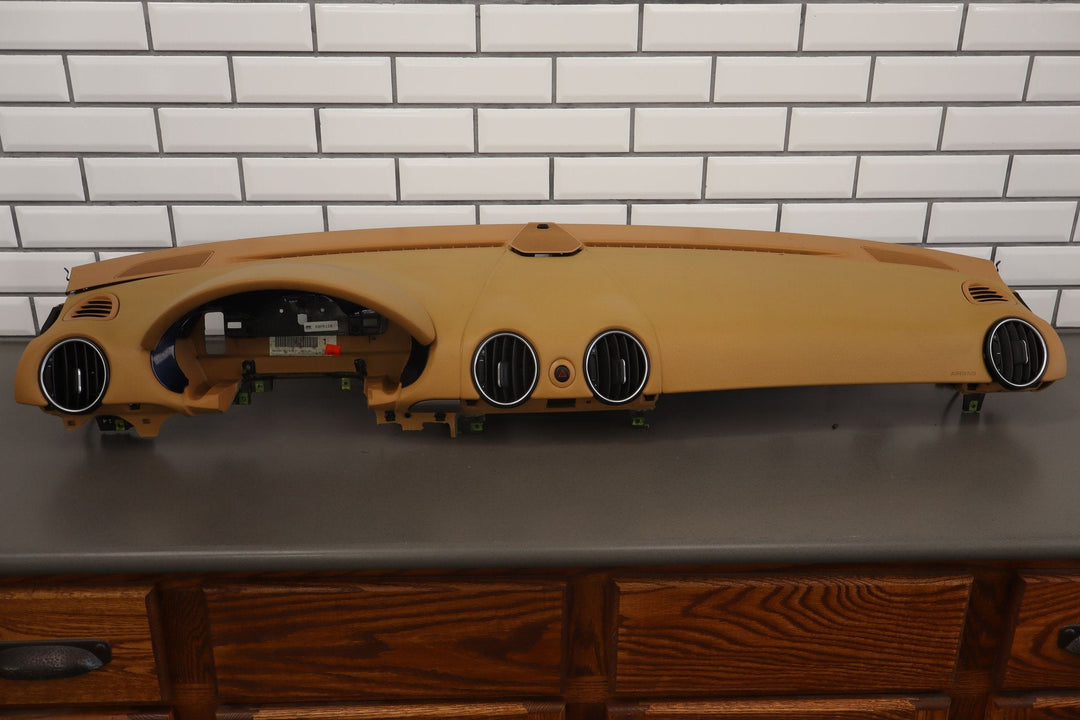 05 - 08 Porsche 987 Boxster Upper Interior Dash Panel W/ Speedometer Hood (Tan)