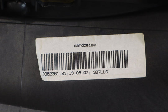05 - 08 Porsche 987 Boxster Upper Interior Dash Panel W/ Speedometer Hood (Tan)