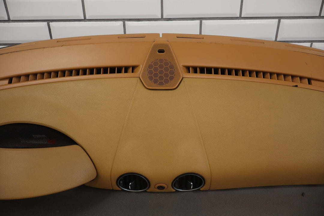 05 - 08 Porsche 987 Boxster Upper Interior Dash Panel W/ Speedometer Hood (Tan)