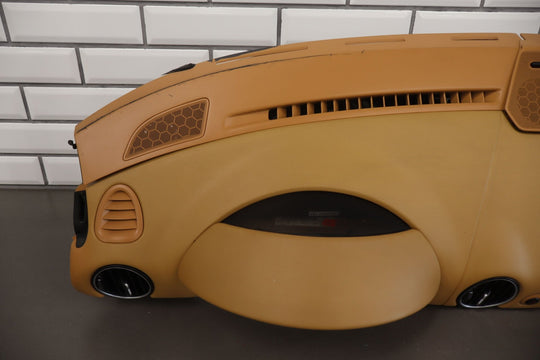 05 - 08 Porsche 987 Boxster Upper Interior Dash Panel W/ Speedometer Hood (Tan)