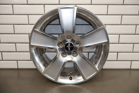 05-09 Ford Mustang GT S197 17x8 Polished Alloy Wheel Single No Tire (Curb Rash)
