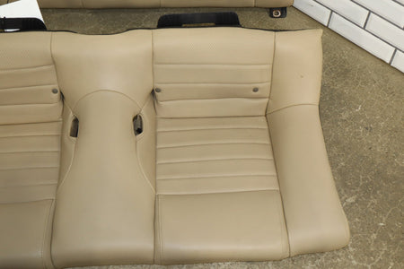 05-09 Ford Mustang GT S197 Convertible Leather Seat Set Power Driver (Camel KH)