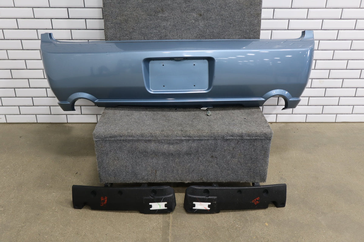 05-09 Ford Mustang GT S197 Rear Bumper With Markers (Windveil Blue P3) (Scrape)