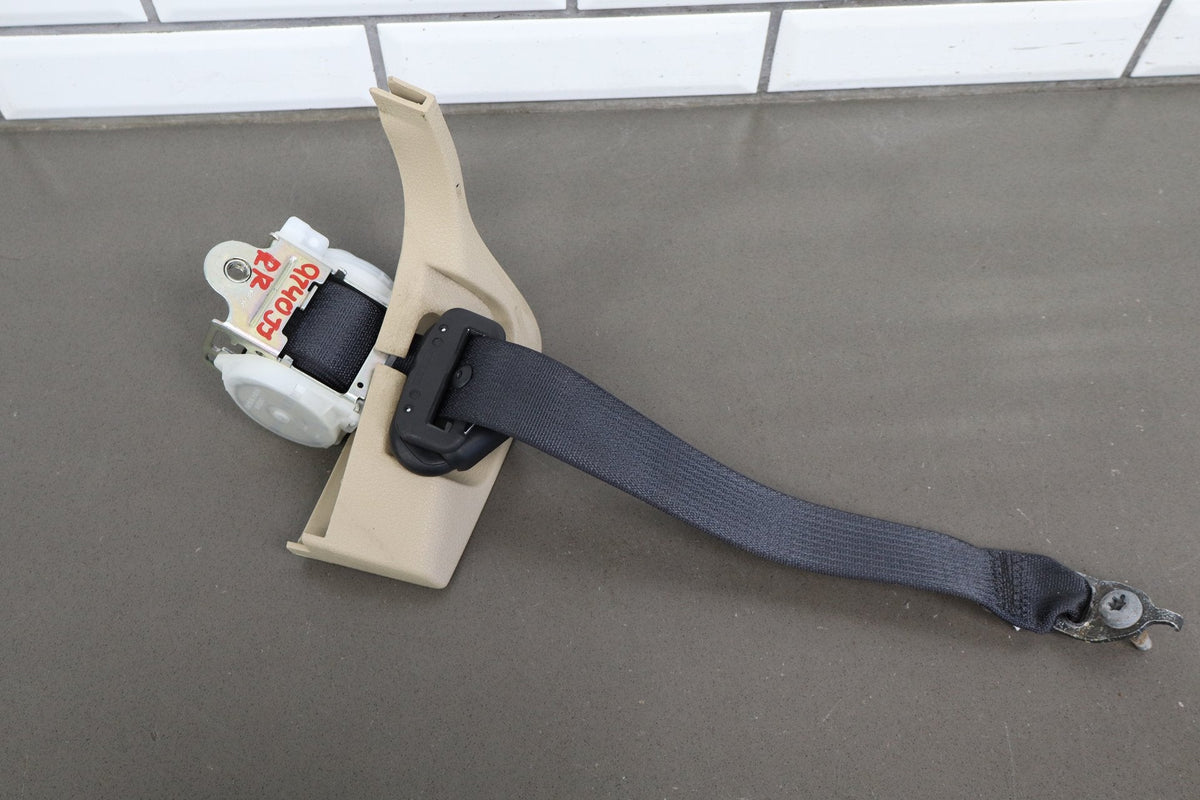 05-09 Ford Mustang S197 Convertible Rear Seat Belt Set With Buckles (Camel KH)