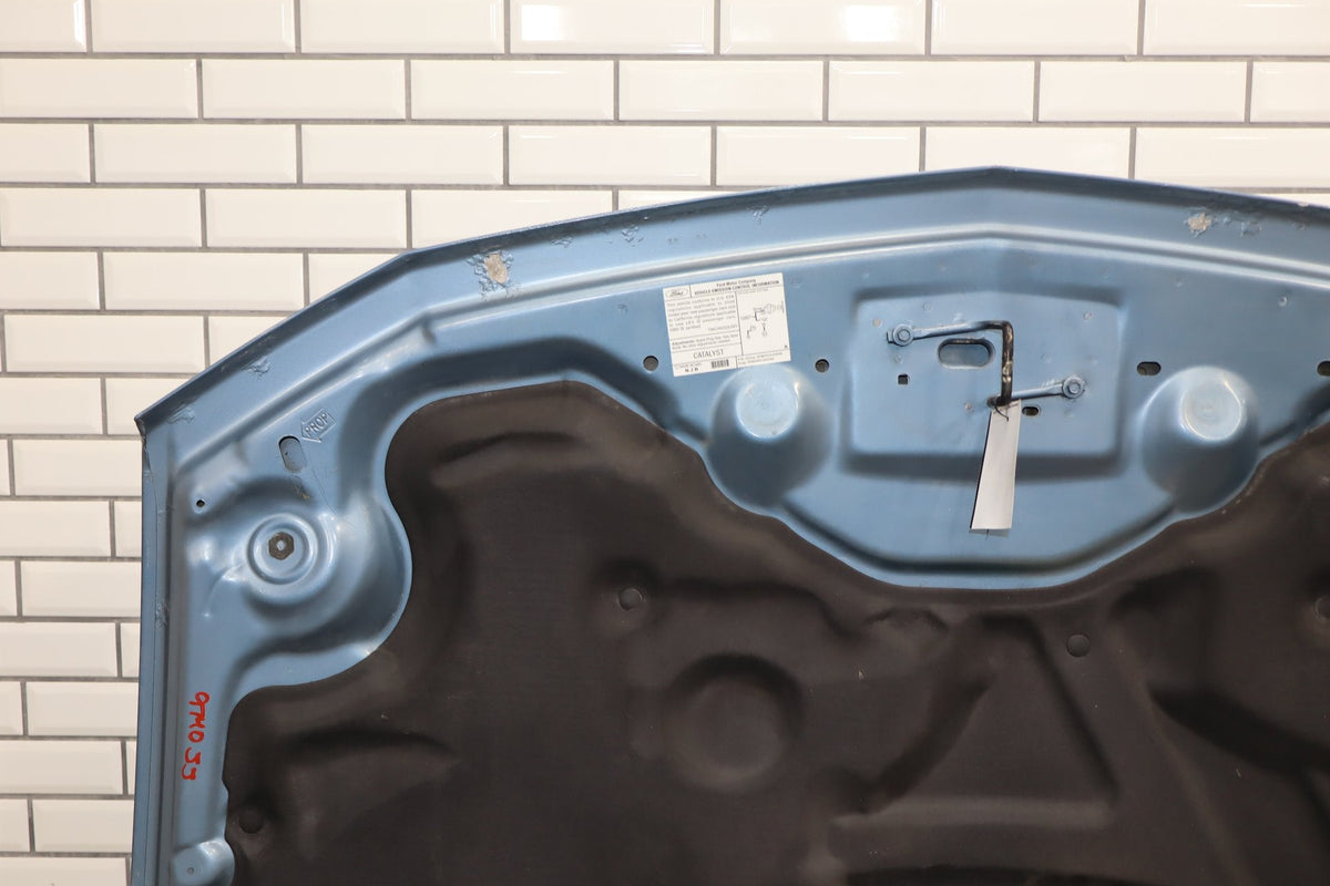 05-09 Ford Mustang S197 Hood (Windveil Blue P3) (Corrosion Bubbles On Nose)