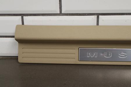 05-09 Ford Mustang S197 Left Right Door Sill Plates Aluminum (Minor Dents)