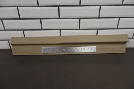 05-09 Ford Mustang S197 Left Right Door Sill Plates Aluminum (Minor Dents)