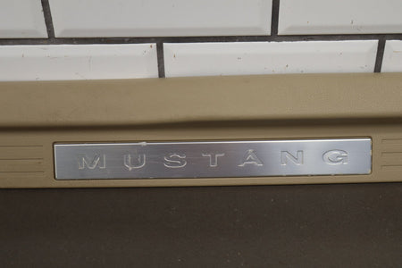 05-09 Ford Mustang S197 Left Right Door Sill Plates Aluminum (Minor Dents)