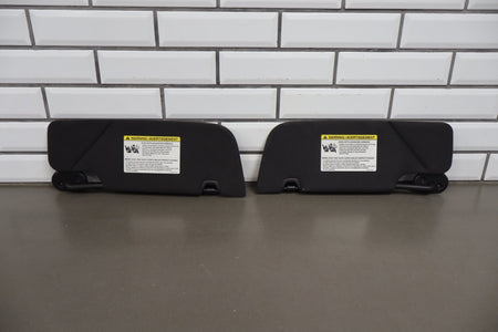 05-09 Ford Mustang S197 Left Right Sun Visor Pair With Mirrors (Camel KH)