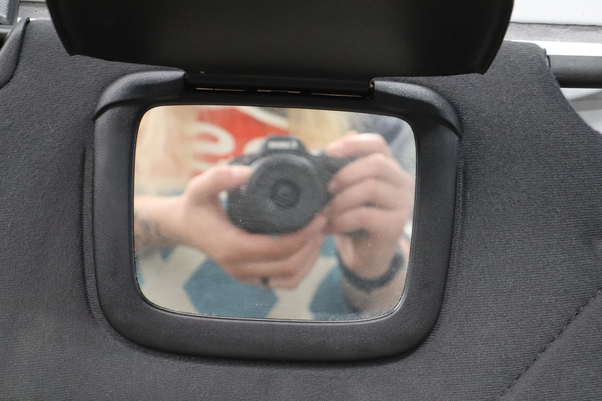 05-09 Ford Mustang S197 Left Right Sun Visor Pair With Mirrors (Camel KH)