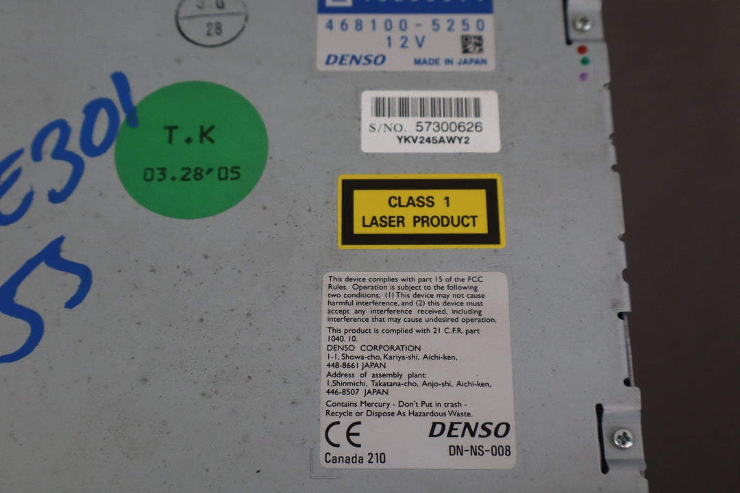 05 - 10 C6 Corvette AM - FM - CD - DVD - Navigation Receiver *Tested Good*