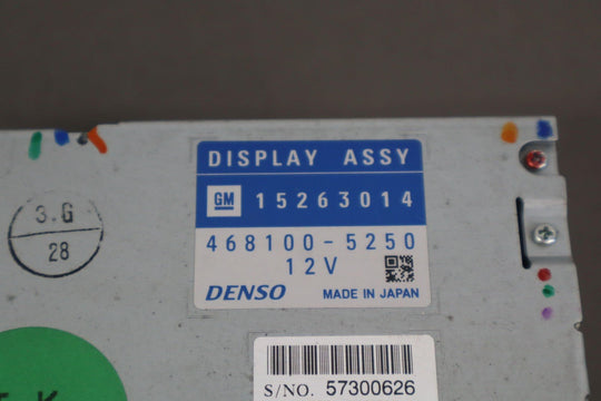 05 - 10 C6 Corvette AM - FM - CD - DVD - Navigation Receiver *Tested Good*