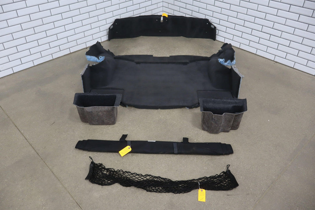 05 - 13 C6 Corvette Convertible Trunk Carpet Cleanout Black