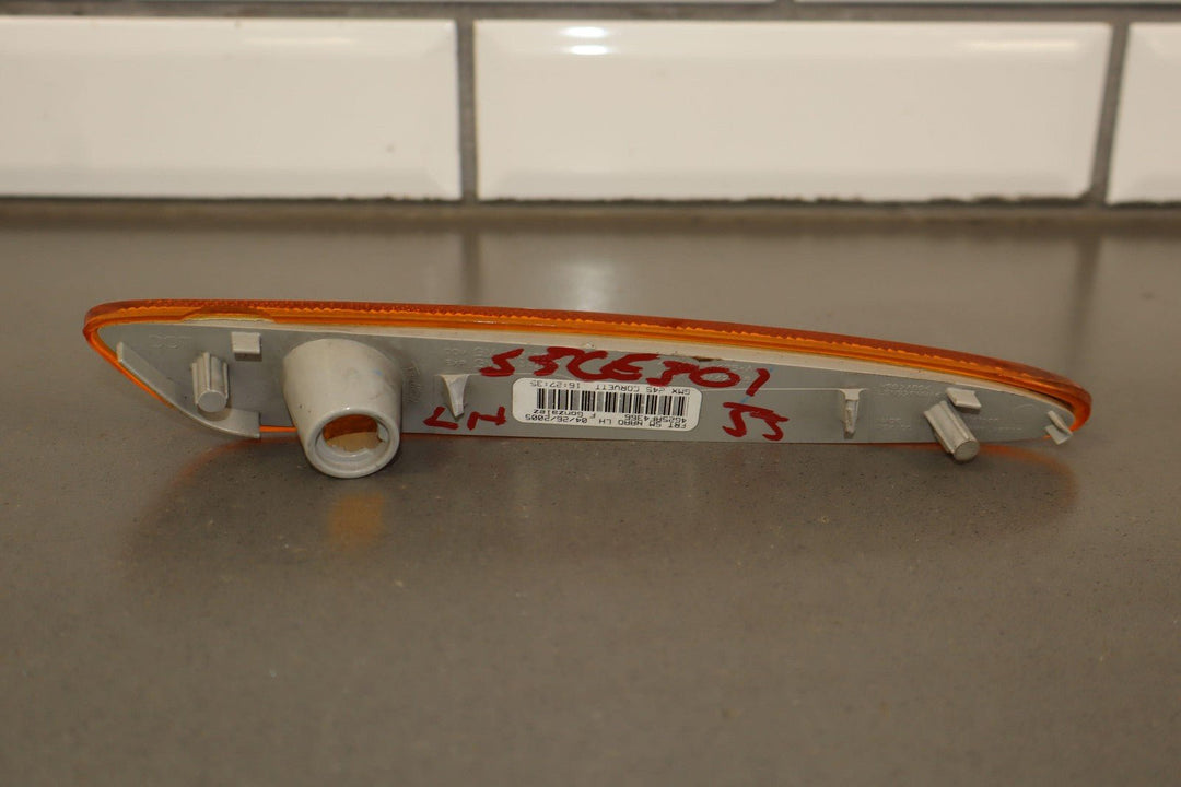 05 - 13 C6 Corvette Left Driver Front Cornering Amber Marker Light