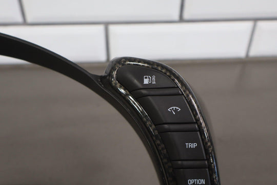 05 - 13 C6 Corvette Speedometer Cluster Bezel With Switches (W/HUD)