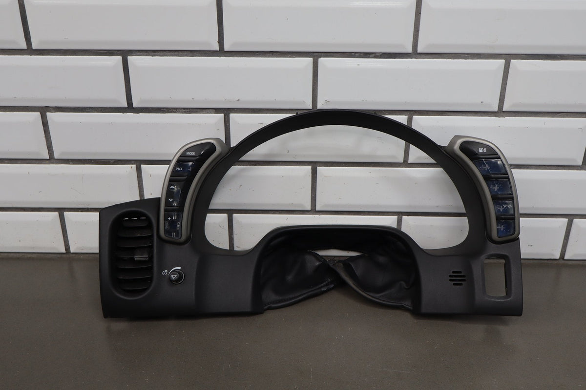 05-13 Chevrolet Corvette C6 Cluster Bezel w Button