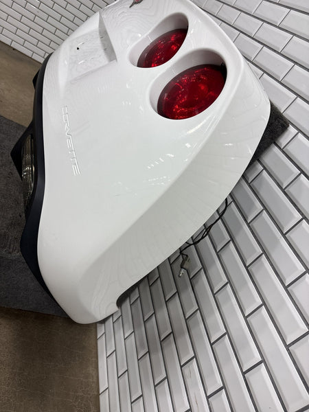 05-13 Chevrolet Corvette C6 Rear Bumper Cover w Tail Lights White