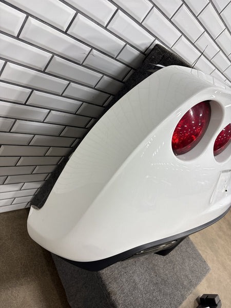 05-13 Chevrolet Corvette C6 Rear Bumper Cover w Tail Lights White