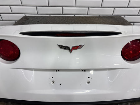 05-13 Chevrolet Corvette C6 Rear Bumper Cover w Tail Lights White