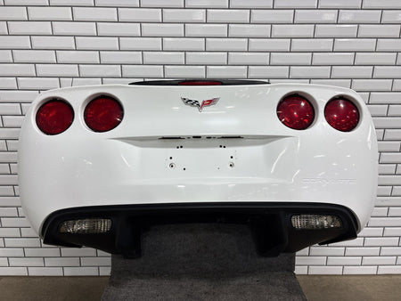 05-13 Chevrolet Corvette C6 Rear Bumper Cover w Tail Lights White