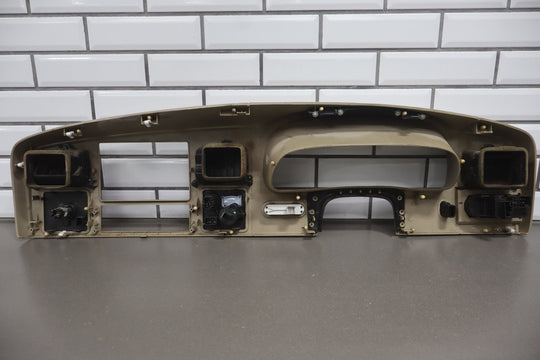 05 to 07 Ford F250 F350 SD Dash Cluster Radio Bezel Trim Panel Wood Grain OEM