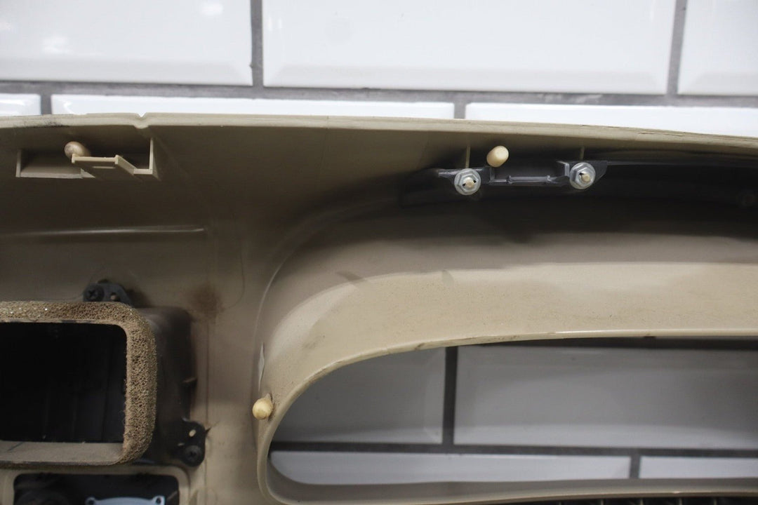 05 to 07 Ford F250 F350 SD Dash Cluster Radio Bezel Trim Panel Wood Grain OEM