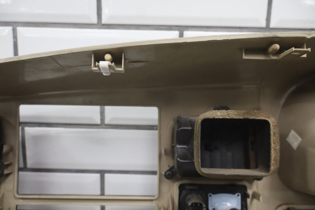 05 to 07 Ford F250 F350 SD Dash Cluster Radio Bezel Trim Panel Wood Grain OEM