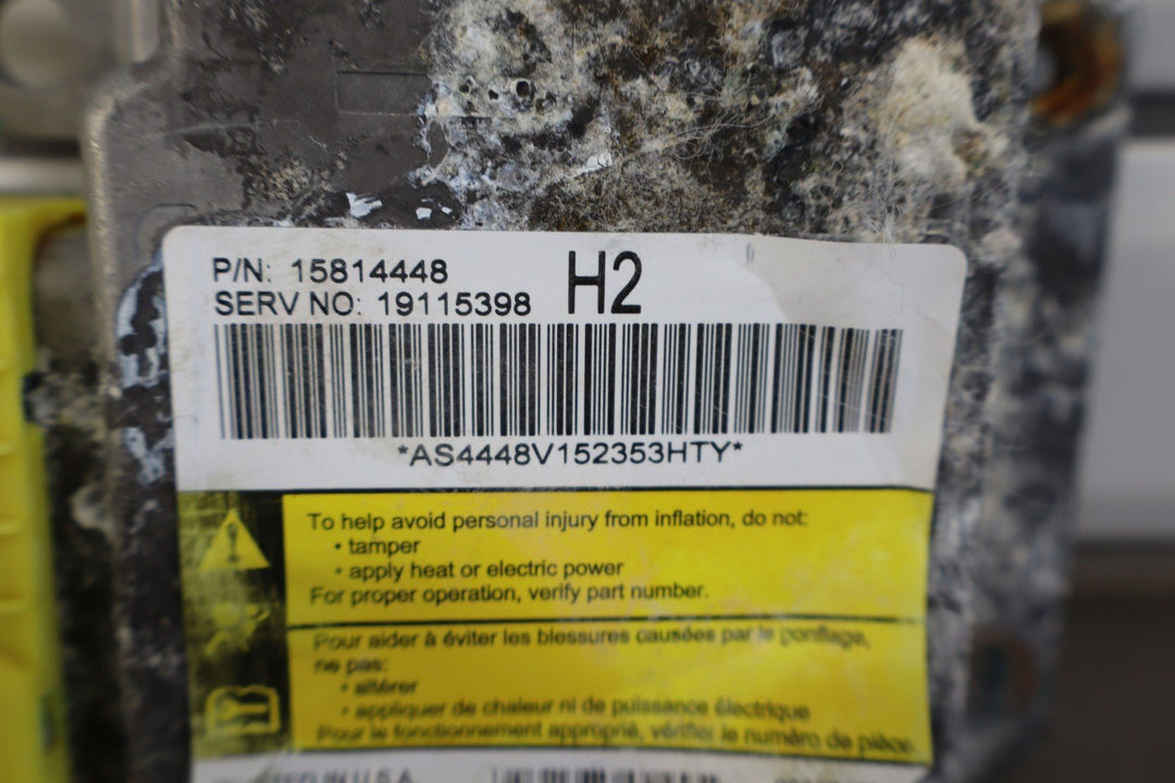 06 - 07 Hummer H2 Air Bag Control Module (Under LH Seat) OEM