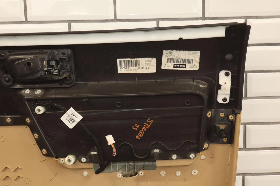 06 - 07 Hummer H3 Left Front Cashmere Interior Door Panel OEM