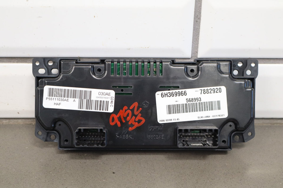 06-10 Dodge Charger SRT8 Dual Zone Climate Control Bezel