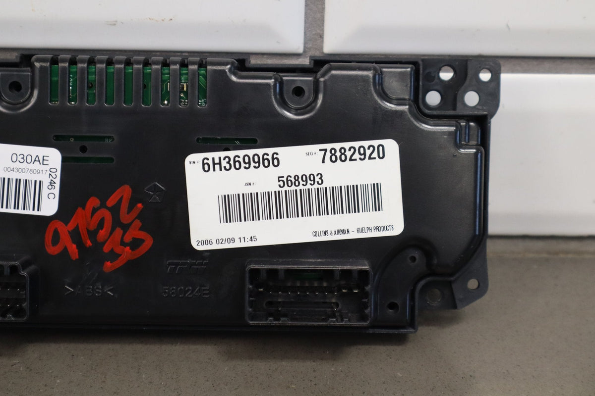 06-10 Dodge Charger SRT8 Dual Zone Climate Control Bezel
