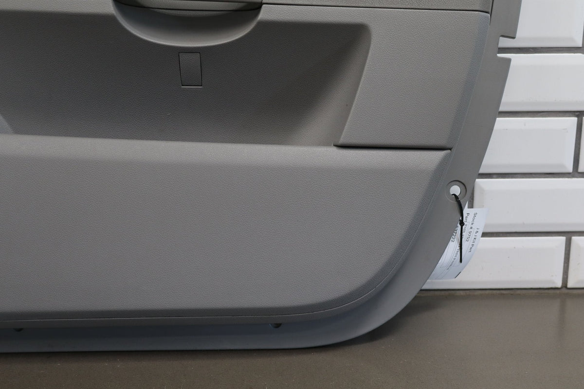 06-10 Dodge Charger SRT8 Front Door Panels Pair Dark Gray DB