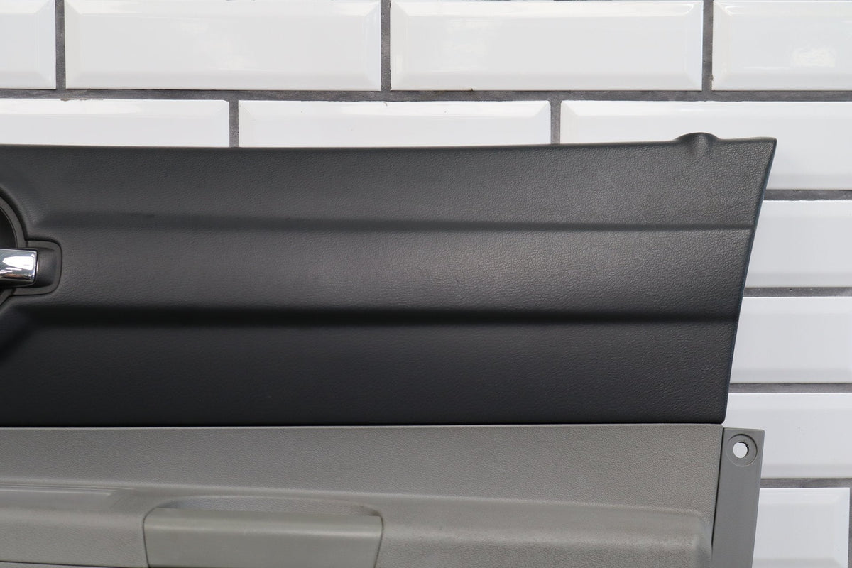 06-10 Dodge Charger SRT8 Front Door Panels Pair Dark Gray DB