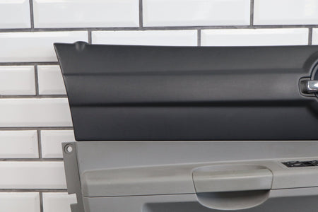 06-10 Dodge Charger SRT8 Front Door Panels Pair Dark Gray DB