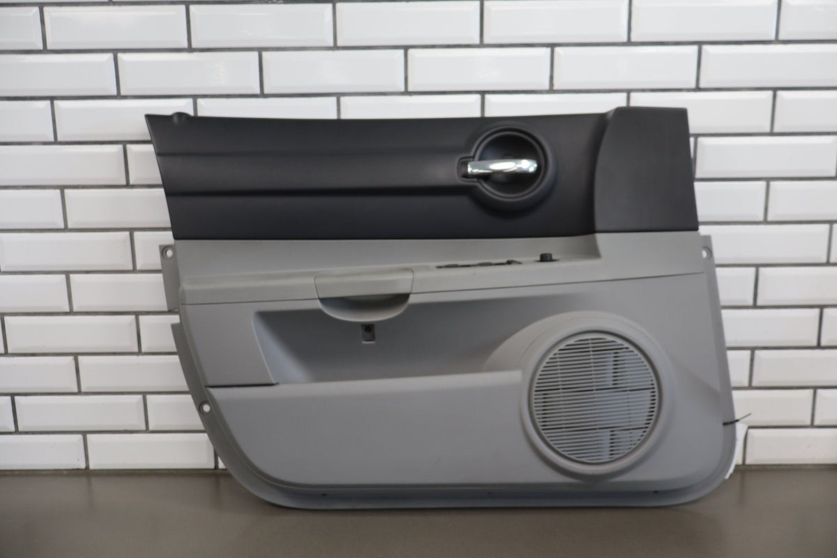 06-10 Dodge Charger SRT8 Front Door Panels Pair Dark Gray DB