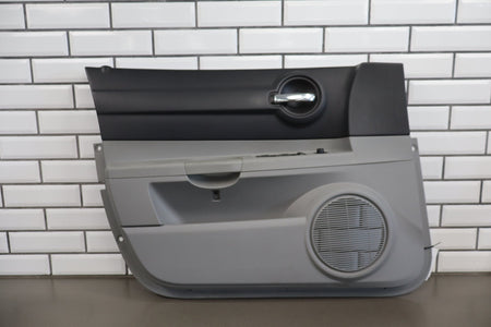 06-10 Dodge Charger SRT8 Front Door Panels Pair Dark Gray DB