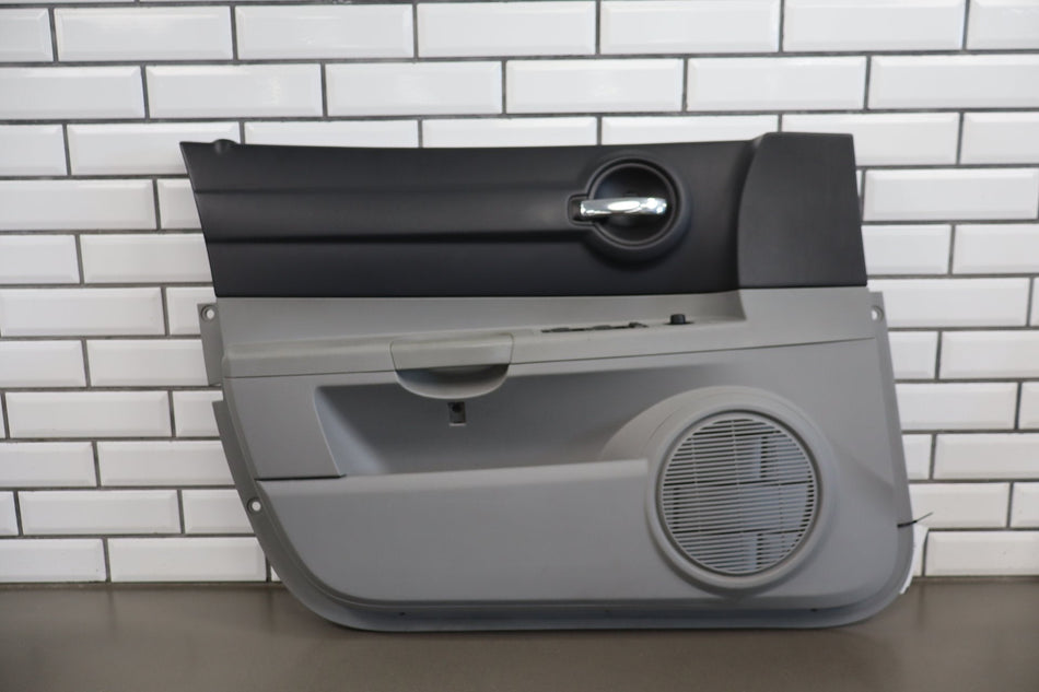 06-10 Dodge Charger SRT8 Front Door Panels Pair Dark Gray DB