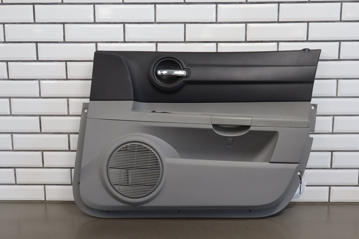 06-10 Dodge Charger SRT8 Front Door Panels Pair Dark Gray DB