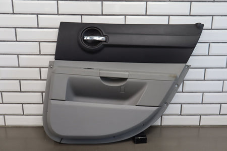 06-10 Dodge Charger SRT8 LH Rear Door Panel Dark Gray DB