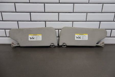 06-10 Dodge Charger SRT8 Sun Visor Pair Illuminated Dark Gray DB