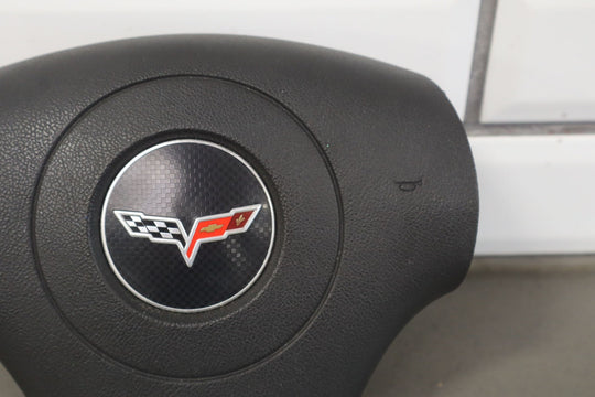 06 - 11 C6 Corvette Steering Wheel Air Bag W/Ebony Trim