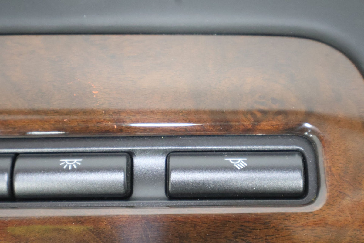 06-12 Bentely Flying Spur Rear Overhead Roof Console (Black Leather/Woodgrain)